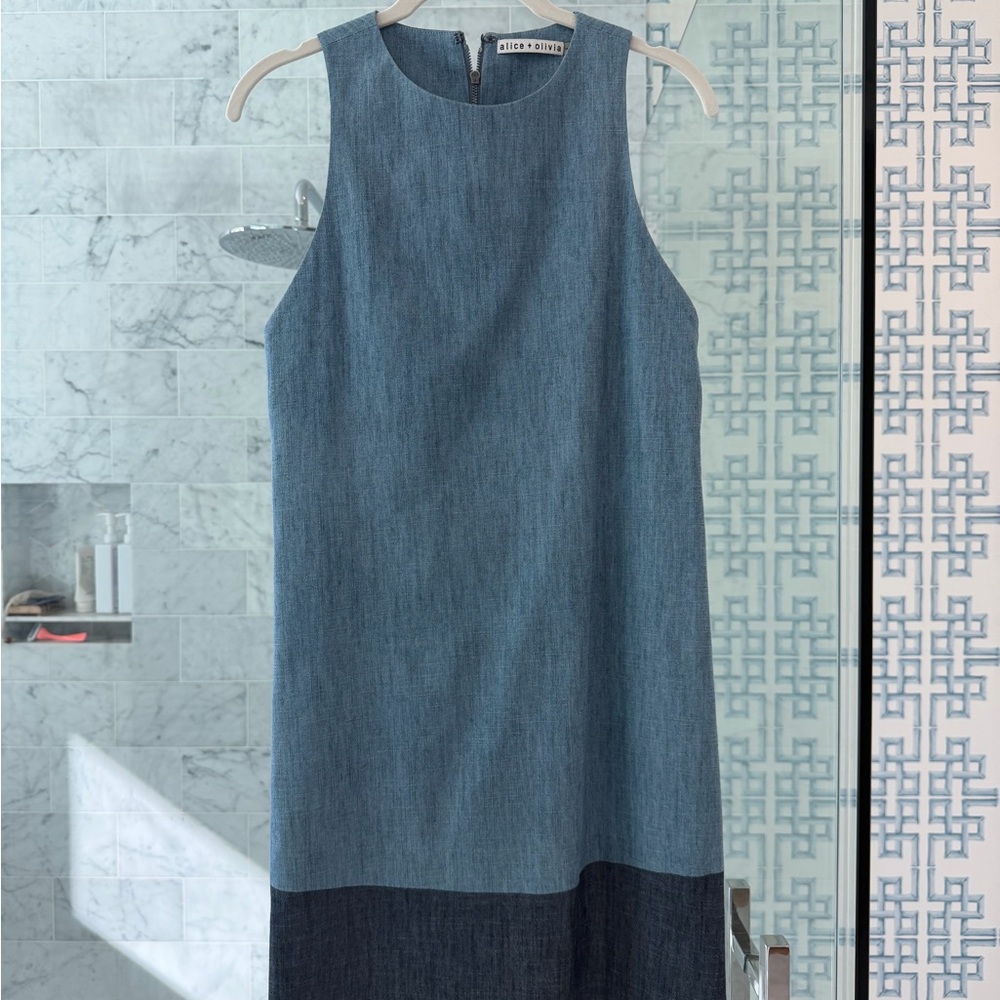 Alice + Olivia Denim Mini Dress